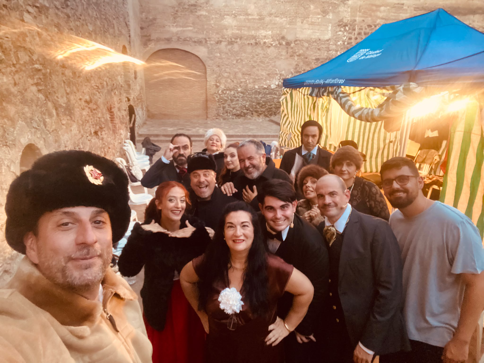 Elenco de Una cita con Chejov antes de salir a escena