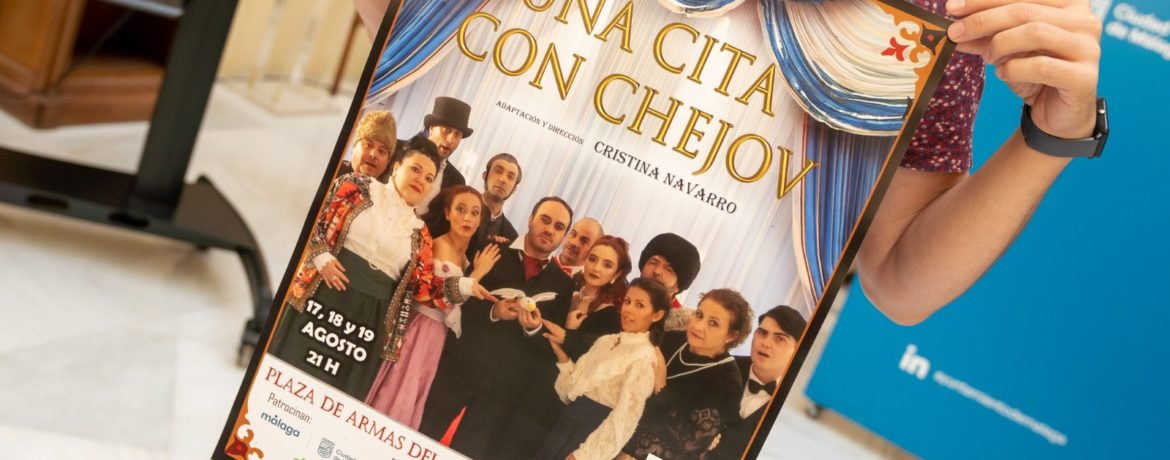 Cartel de Una cita con Chejov durante su presentación oficial